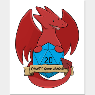 Chaotic Good Dragon - Color Posters and Art